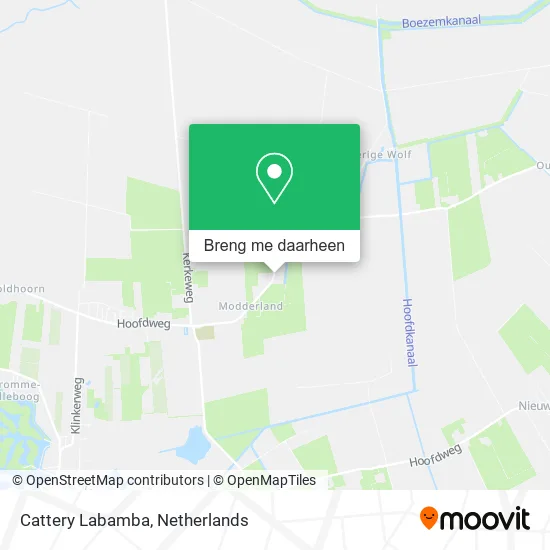 Cattery Labamba kaart