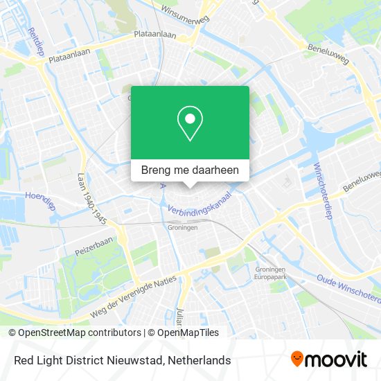 Red Light District Nieuwstad kaart