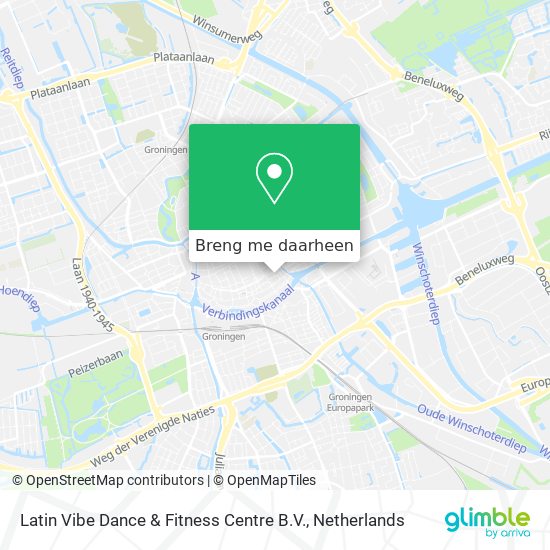 Latin Vibe Dance & Fitness Centre B.V. kaart