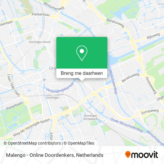 Malengo - Online Doordenkers kaart