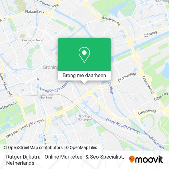 Rutger Dijkstra - Online Marketeer & Seo Specialist kaart