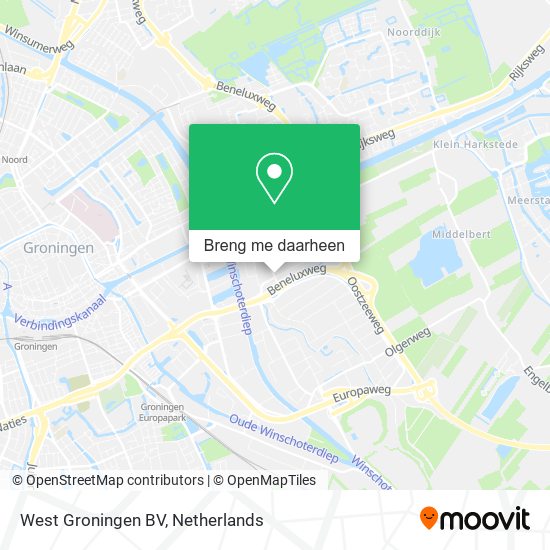 West Groningen BV kaart