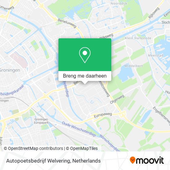 Autopoetsbedrijf Welvering kaart