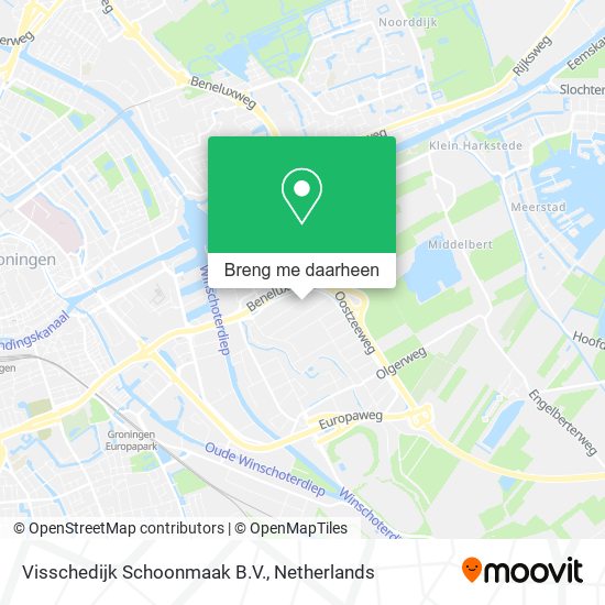 Visschedijk Schoonmaak B.V. kaart