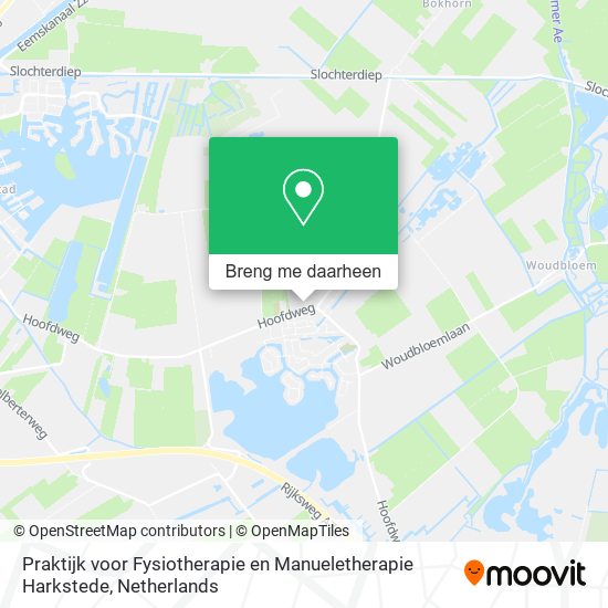 Praktijk voor Fysiotherapie en Manueletherapie Harkstede kaart