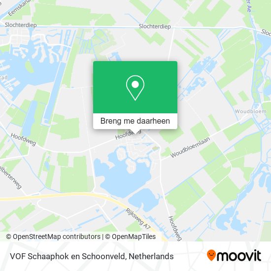 VOF Schaaphok en Schoonveld kaart