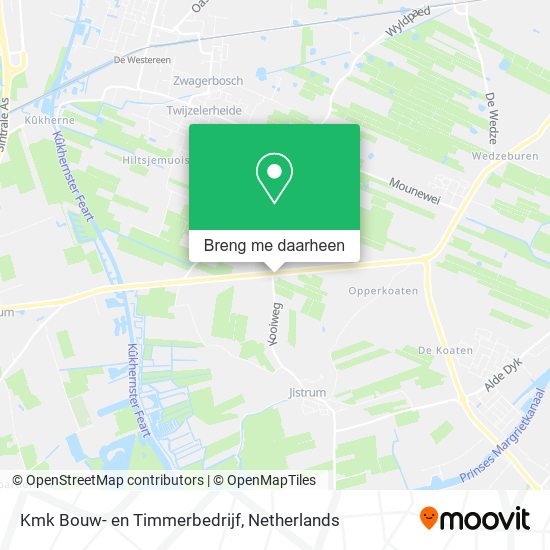 Kmk Bouw- en Timmerbedrijf kaart