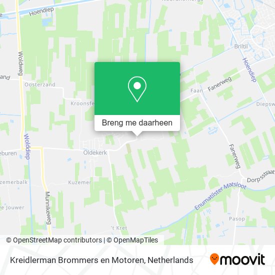 Kreidlerman Brommers en Motoren kaart