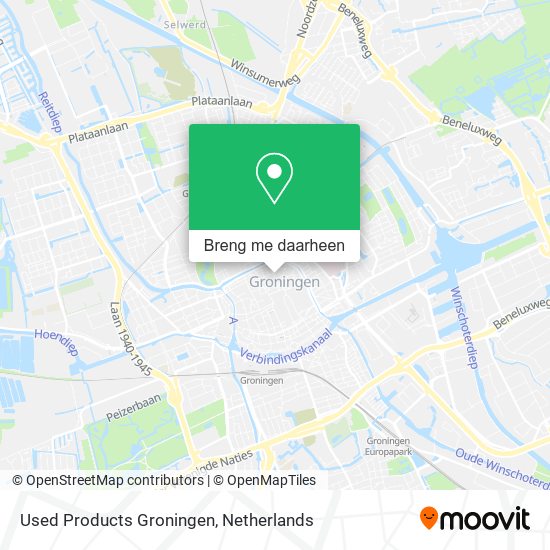 Used Products Groningen kaart