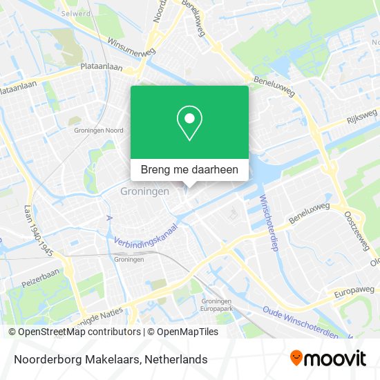 Noorderborg Makelaars kaart