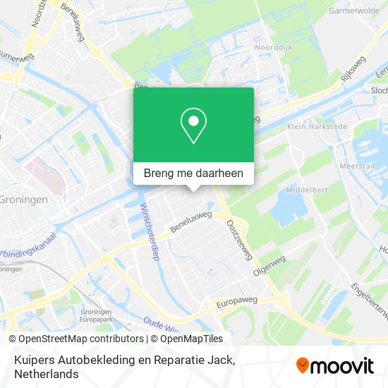 Kuipers Autobekleding en Reparatie Jack kaart