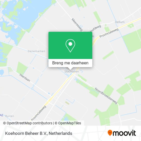 Koehoorn Beheer B.V. kaart