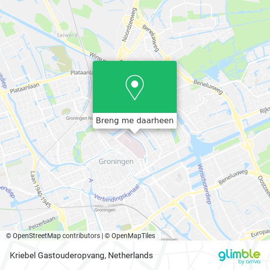 Kriebel Gastouderopvang kaart