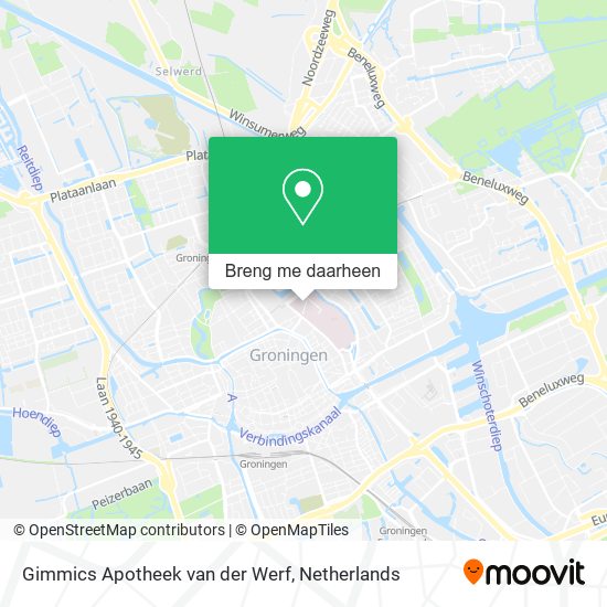 Gimmics Apotheek van der Werf kaart