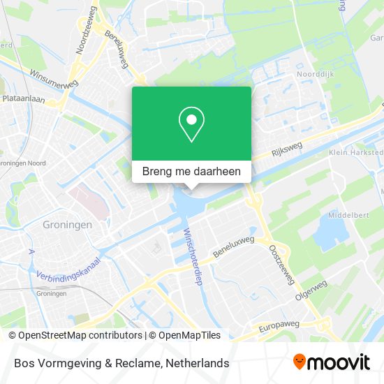 Bos Vormgeving & Reclame kaart