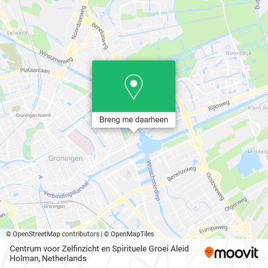Centrum voor Zelfinzicht en Spirituele Groei Aleid Holman kaart