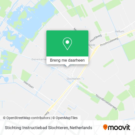 Stichting Instructiebad Slochteren kaart