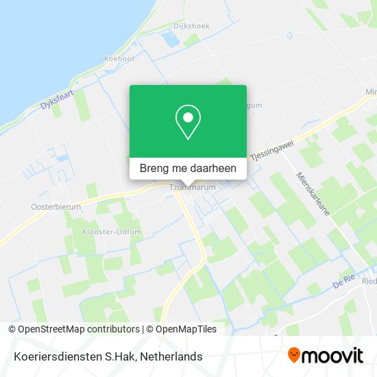 Koeriersdiensten S.Hak kaart