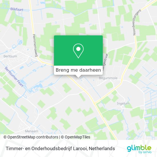 Timmer- en Onderhoudsbedrijf Larooi kaart