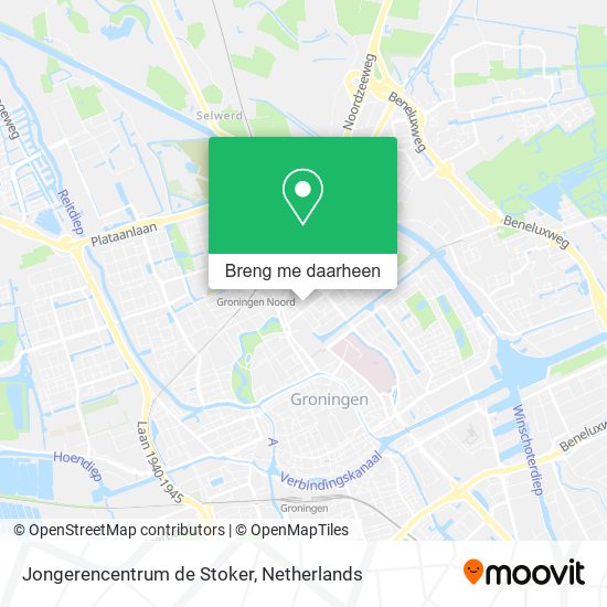 Jongerencentrum de Stoker kaart