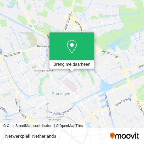 Netwerkplek kaart