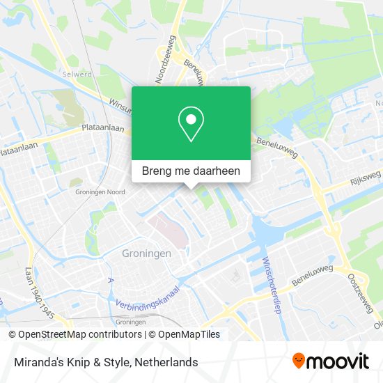 Miranda's Knip & Style kaart