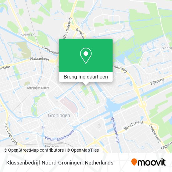 Klussenbedrijf Noord-Groningen kaart