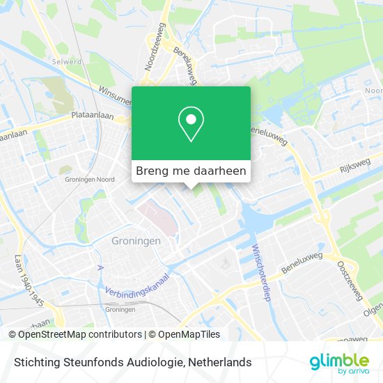 Stichting Steunfonds Audiologie kaart