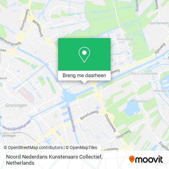 Noord Nederdans Kunstenaars Collectief kaart