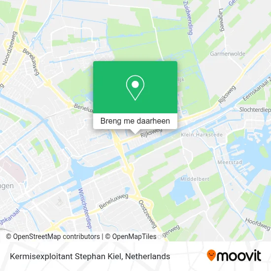 Kermisexploitant Stephan Kiel kaart