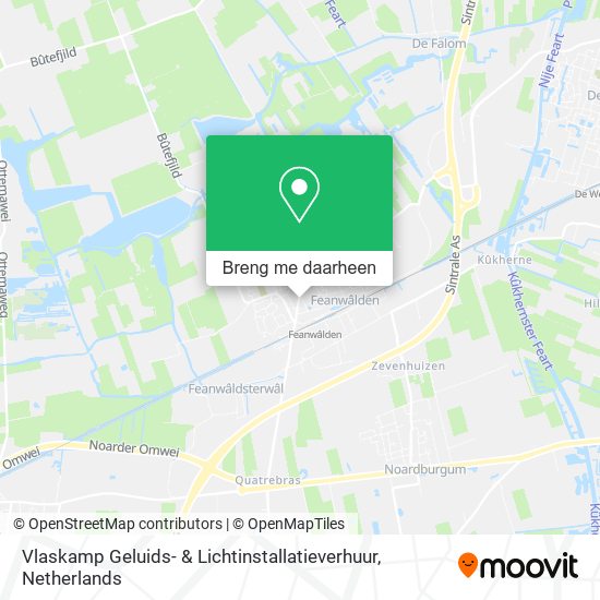 Vlaskamp Geluids- & Lichtinstallatieverhuur kaart