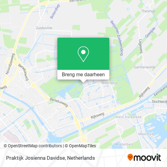 Praktijk Josienna Davidse kaart