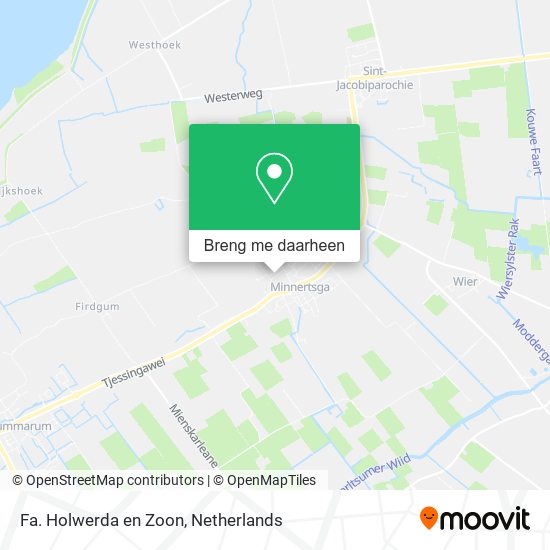 Fa. Holwerda en Zoon kaart