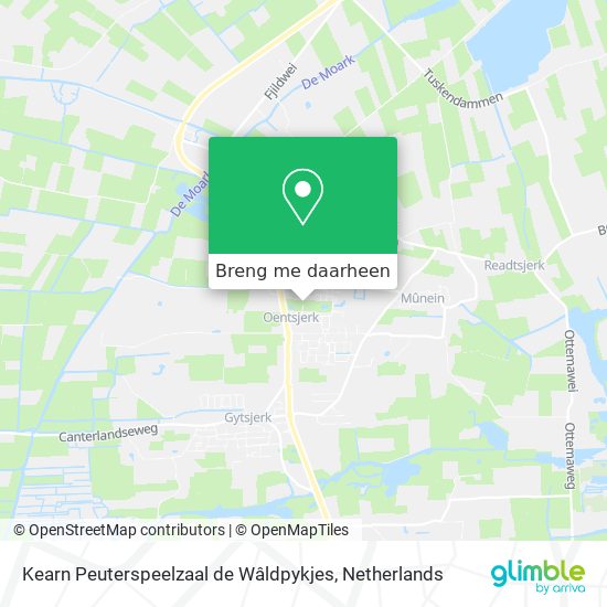 Kearn Peuterspeelzaal de Wâldpykjes kaart