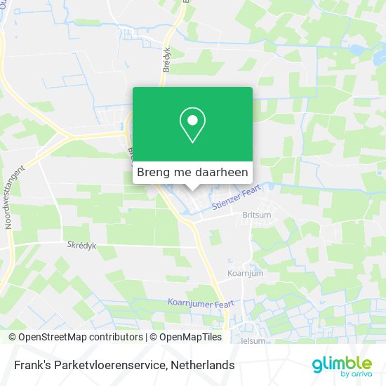 Frank's Parketvloerenservice kaart