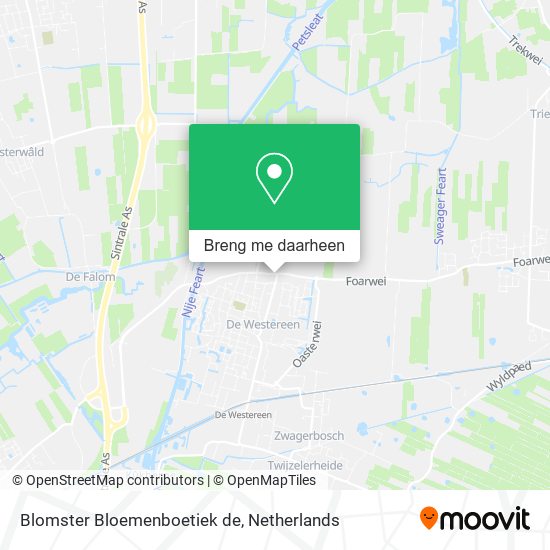 Blomster Bloemenboetiek de kaart