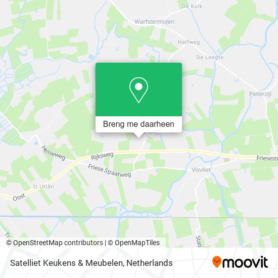 Satelliet Keukens & Meubelen kaart