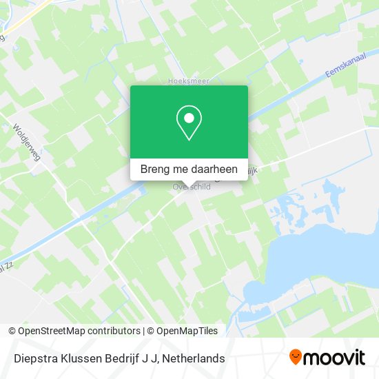 Diepstra Klussen Bedrijf J J kaart