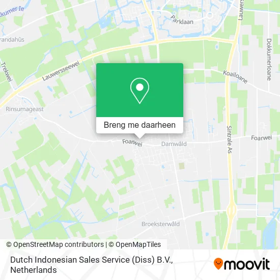 Dutch Indonesian Sales Service (Diss) B.V. kaart