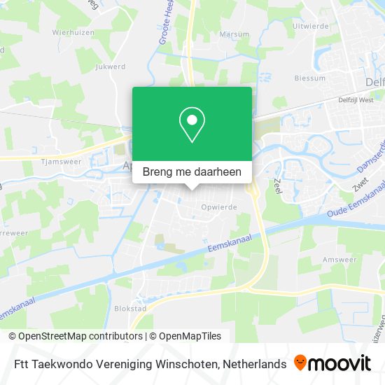 Ftt Taekwondo Vereniging Winschoten kaart