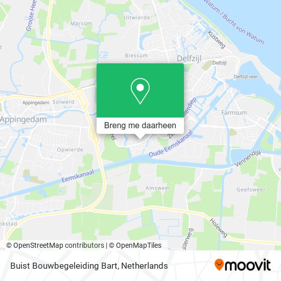 Buist Bouwbegeleiding Bart kaart