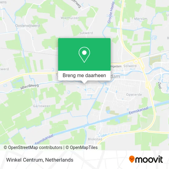 Winkel Centrum kaart