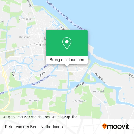 Peter van der Beef kaart