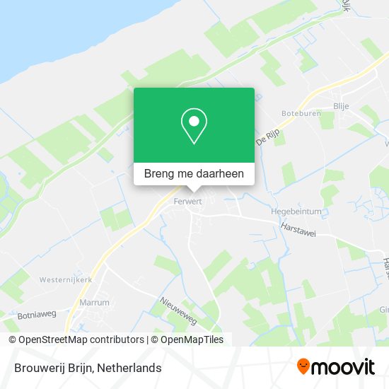 Brouwerij Brijn kaart