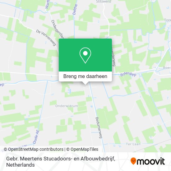 Gebr. Meertens Stucadoors- en Afbouwbedrijf kaart