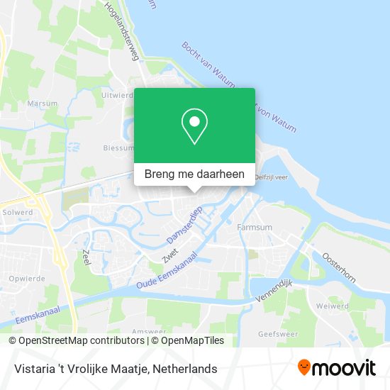 Vistaria 't Vrolijke Maatje kaart