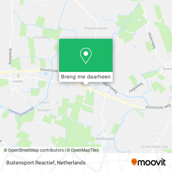 Buitensport Reactief kaart