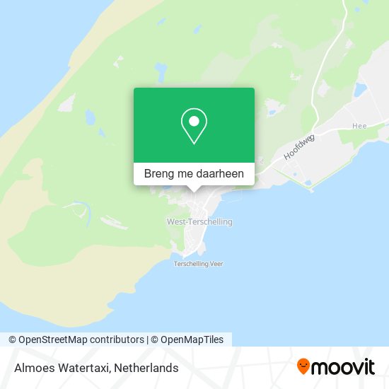 Almoes Watertaxi kaart