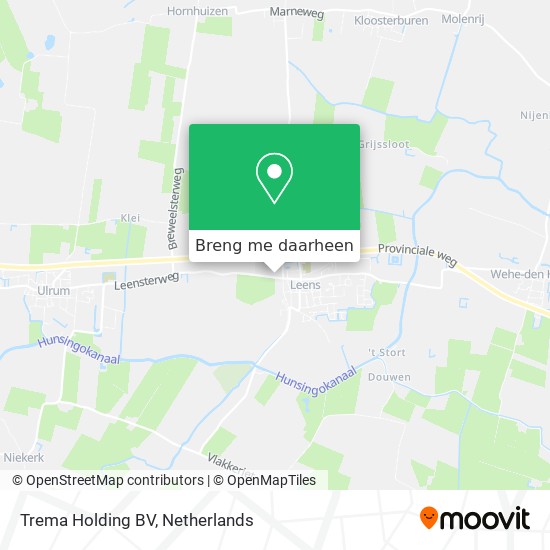 Trema Holding BV kaart