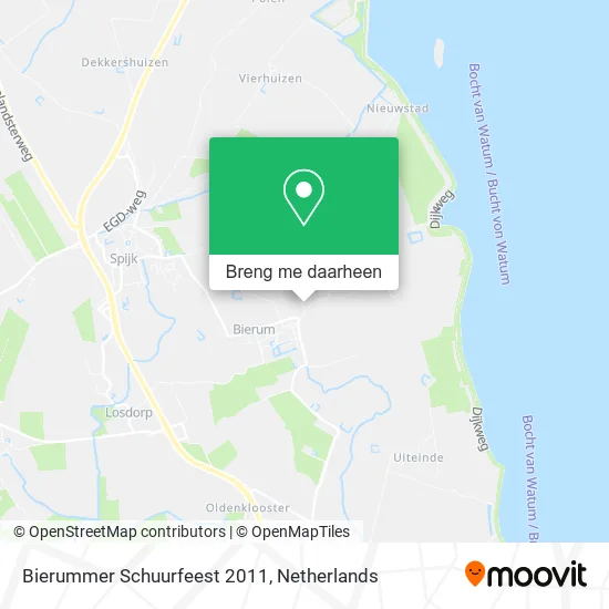 Bierummer Schuurfeest 2011 kaart